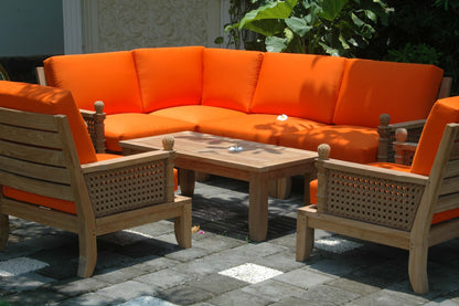 Anderson Teak SET-73 Luxe Modular Deep Seating Set