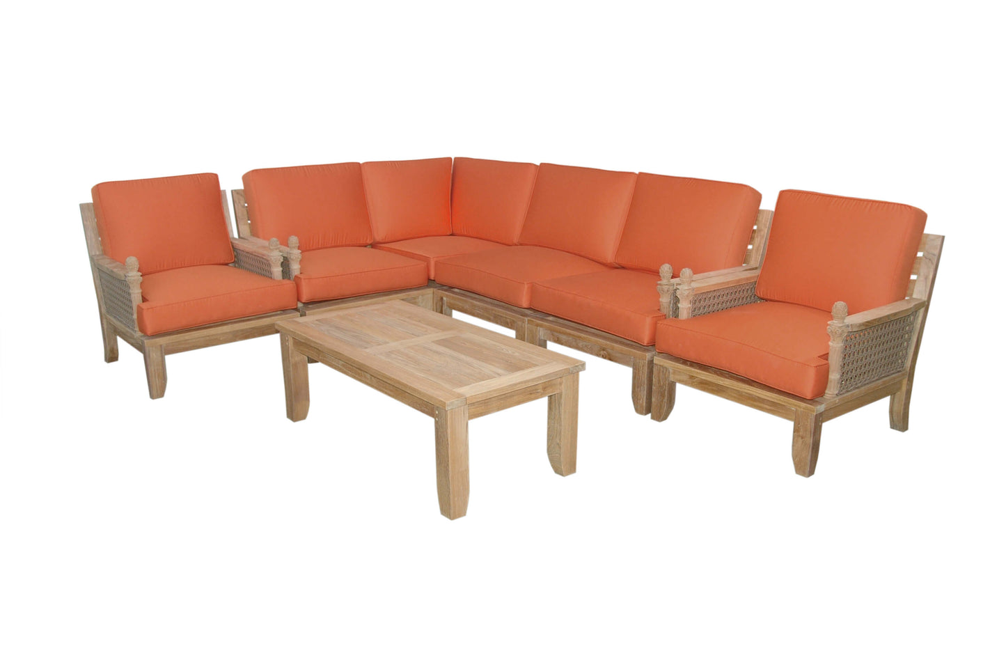 Anderson Teak SET-73 Luxe Modular Deep Seating Set