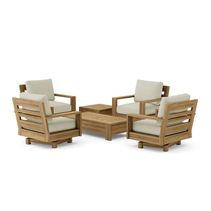 Anderson Teak SET-523 6-pc Madera Deep Seating