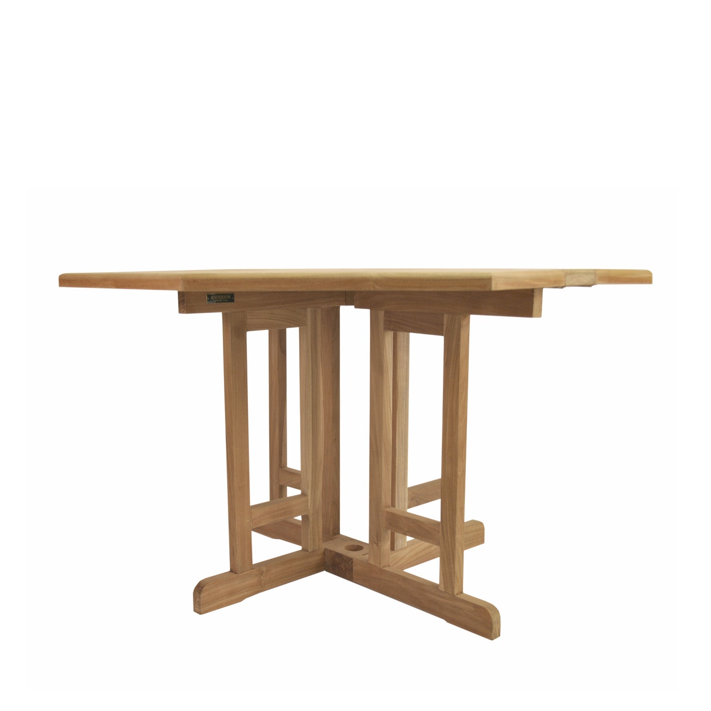 Anderson Teak Butterfly 47″ Octagonal Folding Table