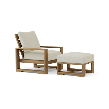 Anderson Teak Capistrano SET-143 Deep Seating Armchair & Ottoman