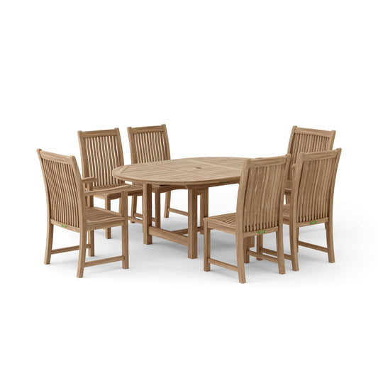 Anderson Teak SET-07 Bahama Chicago 7-pc Dining Table Set